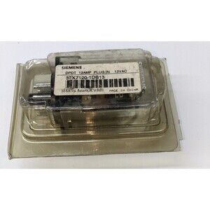 Siemens 3TX7120-1DB13 DPDT Plug-In Relay 12VAC Coil 12A New Open Box NOS